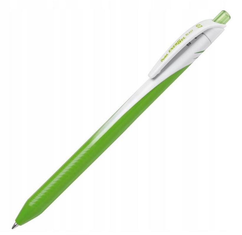

Długopis żelowy automatyczny Pentel BL-437 z.jasny