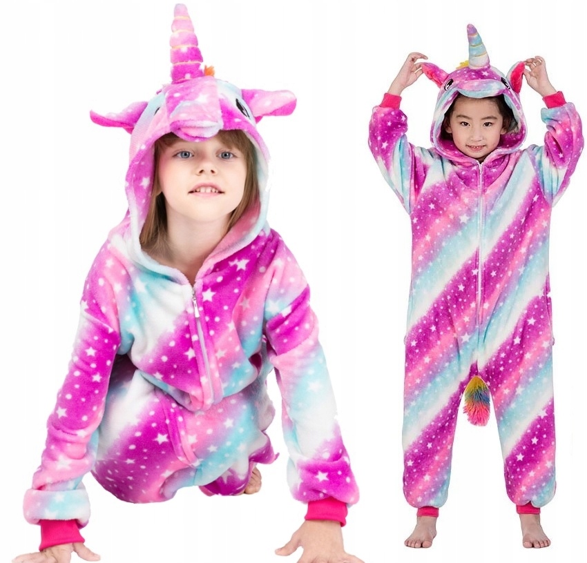 piżama JEDNOROŻEC KIGURUMI PRZEBRANIE DRES 146-158 Marka Inna marka