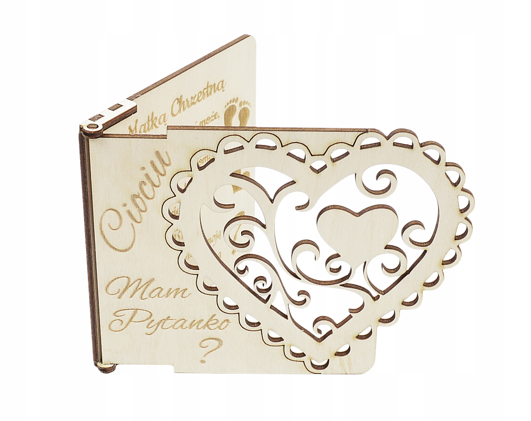 PROŚBA CIOCIU CZY ZOSTANIESZ MOJĄ CHRZESTNĄ KARTKA Rodzaj chrzest