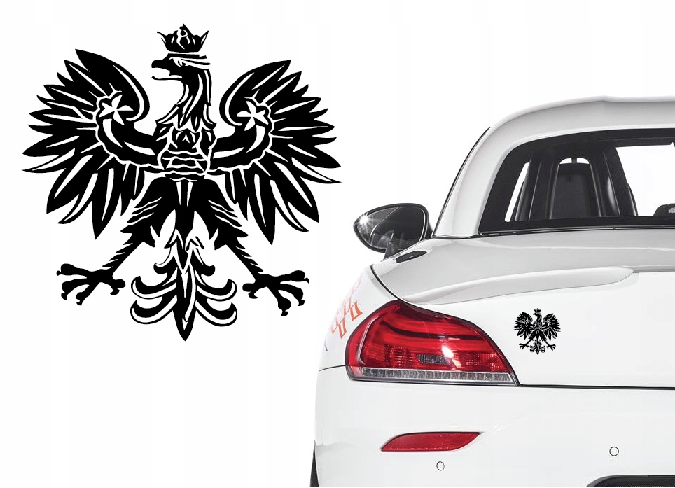 

Naklejka na samochód Orzeł Godło Polska