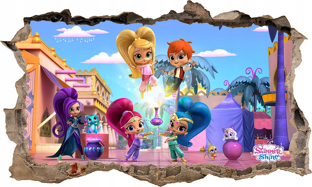 

Naklejka Plakat na Ścianę Shimmer i Shine 3D XXXXl
