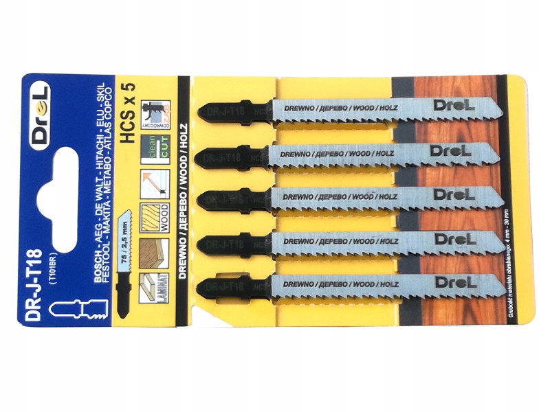 

Brzeszczot Brzeszczoty Do Wyrzynarki Typ T Drewno