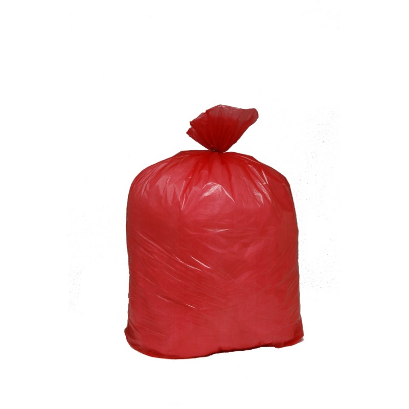 

Mocne worki na śmieci 120l czerwone Ldpe - 25szt