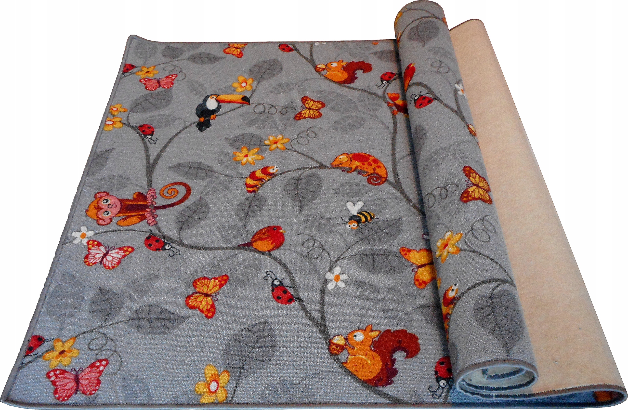 

Dywan Dzieci Obszyty 180X200 MIX Wzorów 8 Kolorów