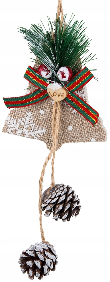 

Zawieszka Dzwonek z Szyszkami 22 cm