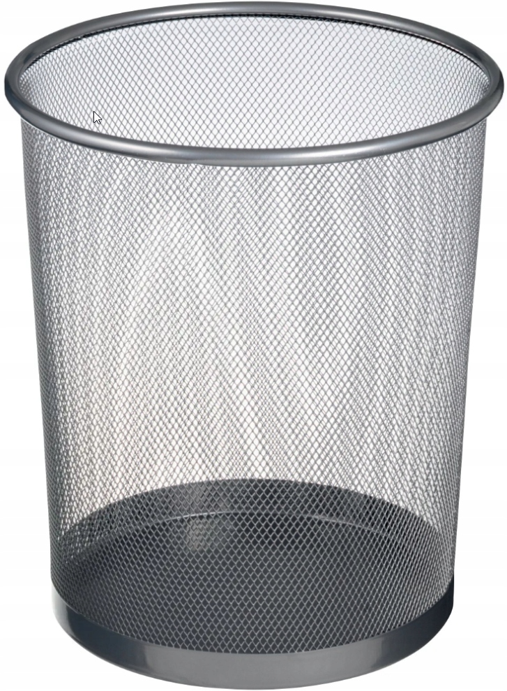 

Kosz na śmieci druciany srebrny 15L Office Depot