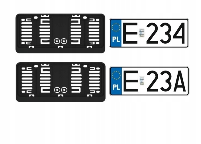 RAMKI pod MAŁE tablice REJESTRACYJNE USA JAPONIA Producent Górecki