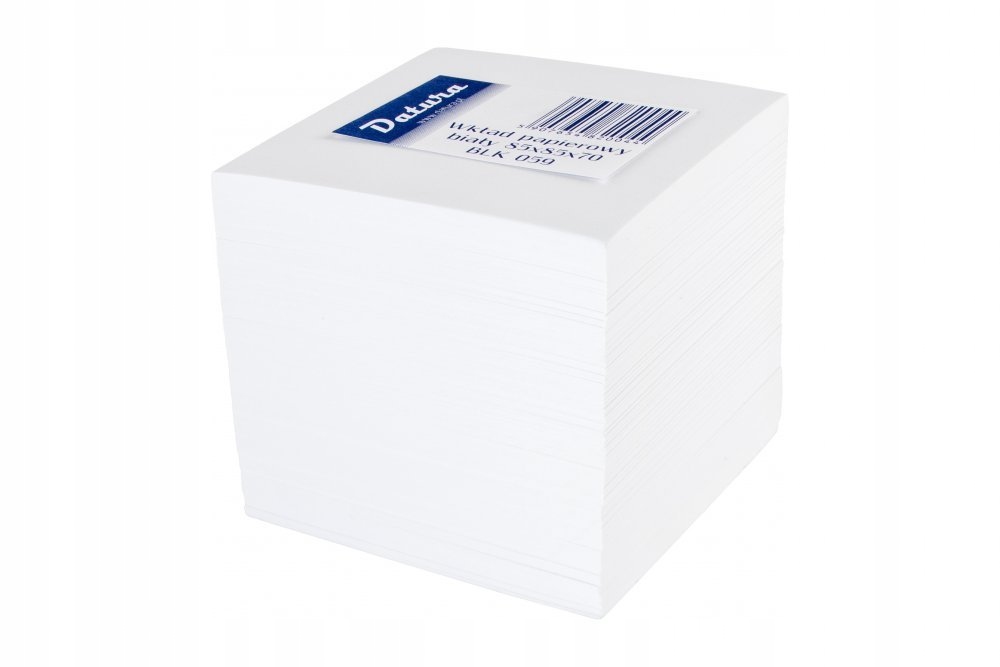 Kostka nieklejona 85x85x70 biała