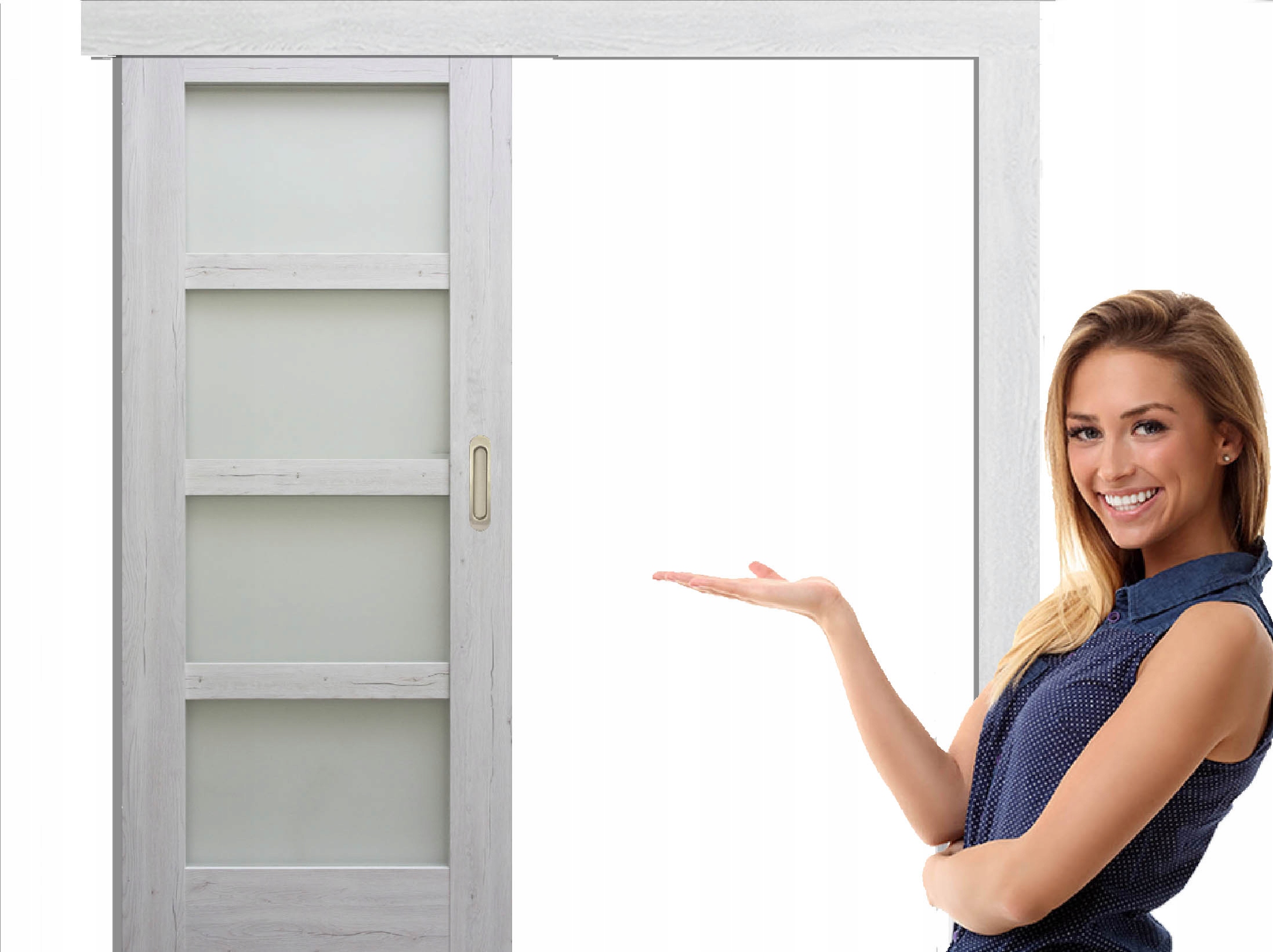 

drzwi wewnętrzne Przesuwne Komplet Draco Windoor