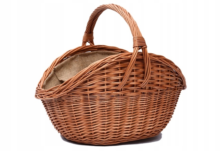 Proutěný Velký koš na dřevo do krbu Mocný XL