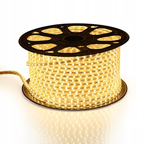 

Wąż Taśma Led Ciepły 230V Bez Zasilacza 5050 4,8W