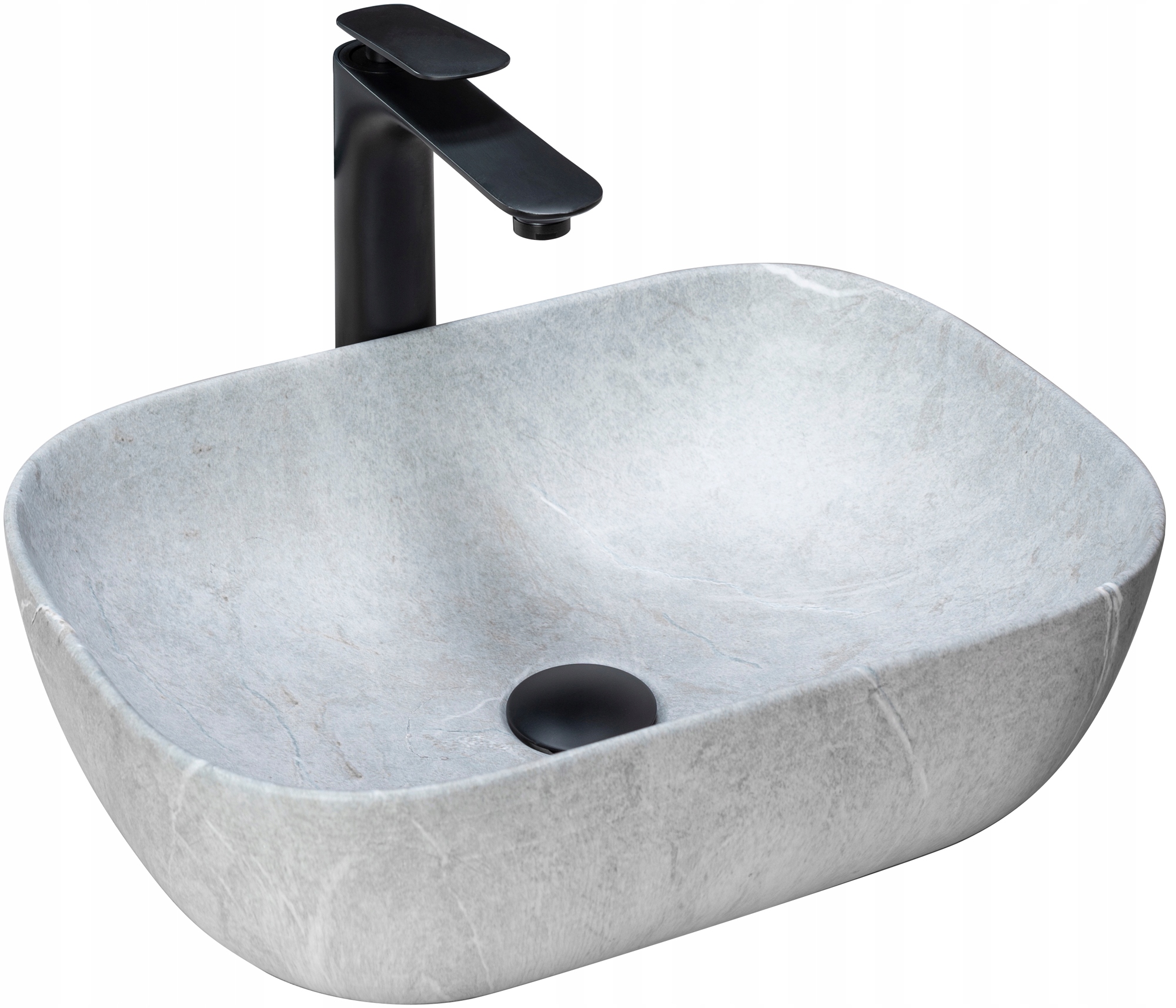 Chiuveta din ceramica pe blat LIVIA GREY - Rea