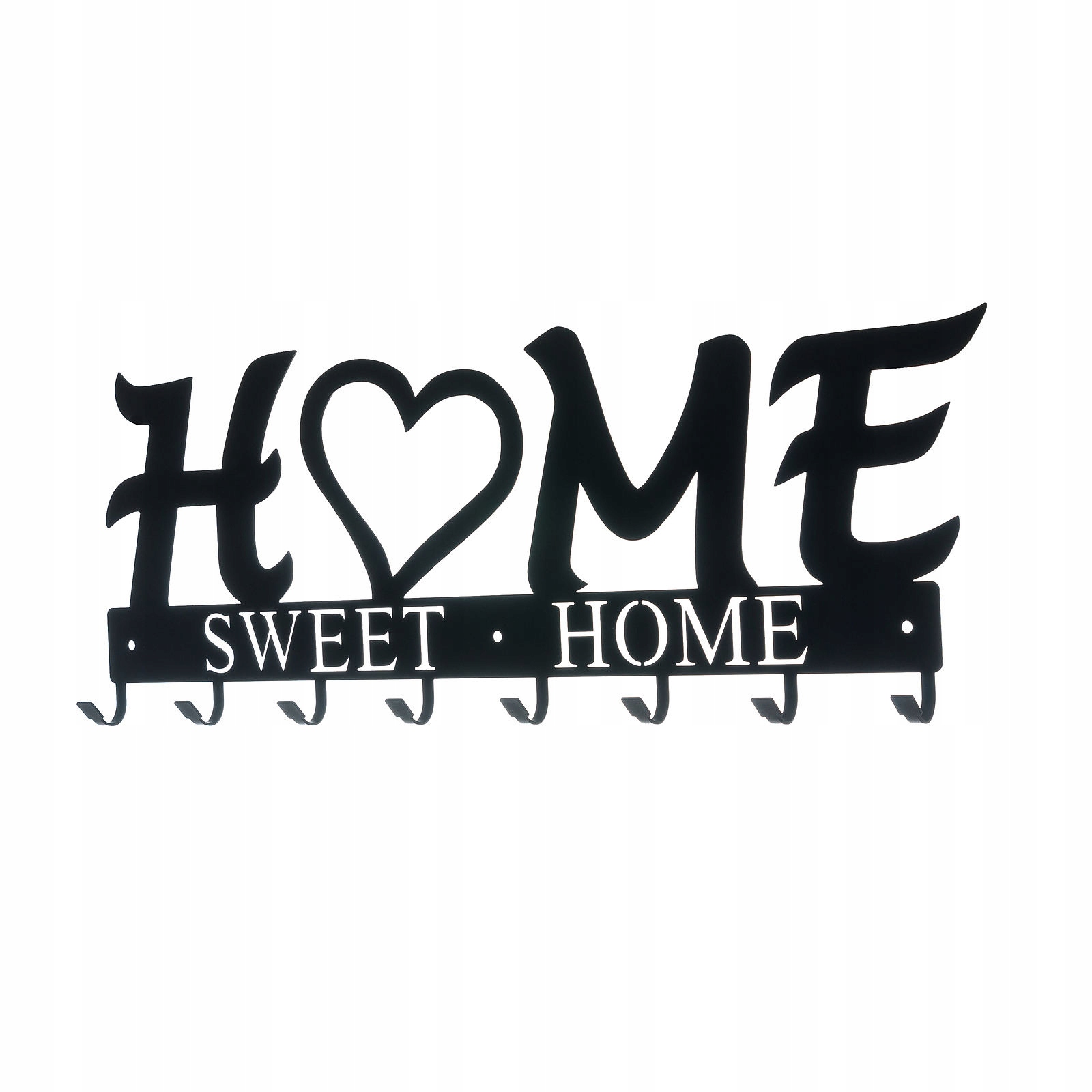 

Wieszak ścienny Home Sweet Home 02 czarny