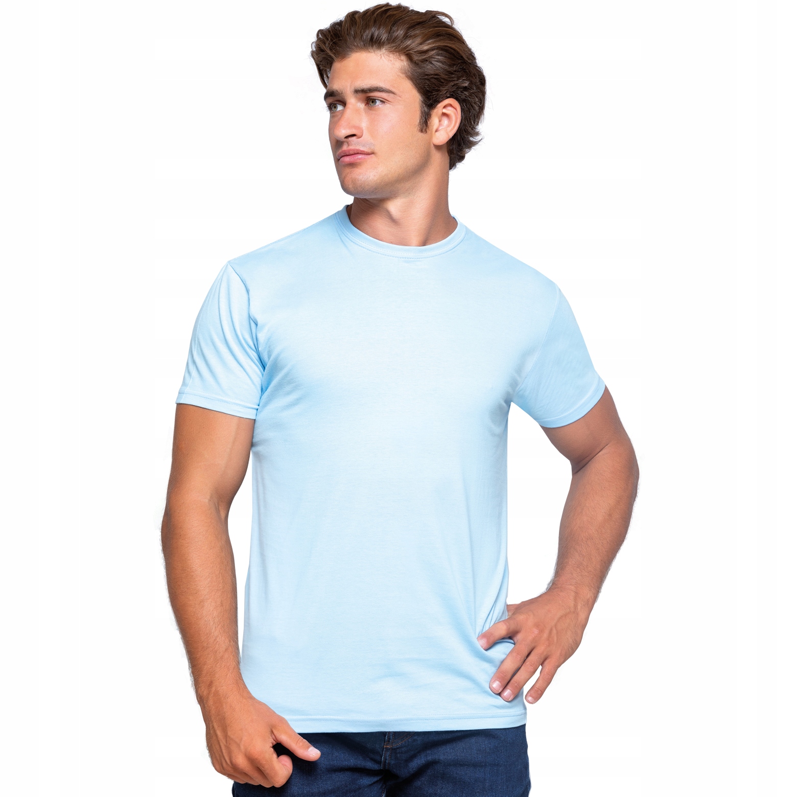

Jhk T-shirt Męski Koszulka Krótki Rękaw 150G - S