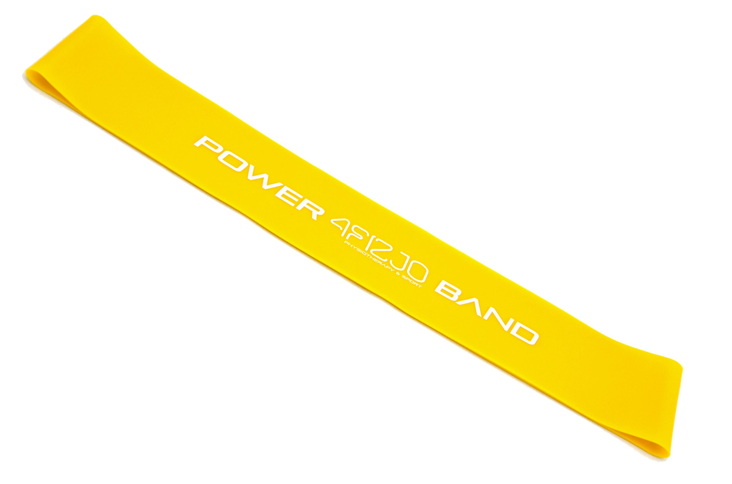 Guma oporowa do ćwiczeń 4FIZJO Mini band żółta opór 5-10 kg 5mm x 30mm
