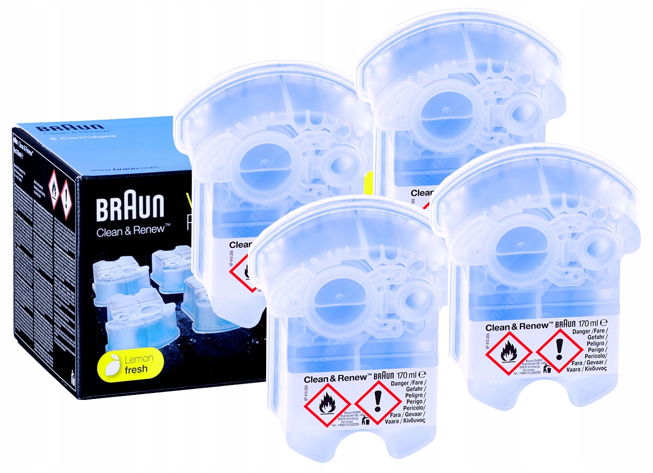 

Płyn Wkład Braun Ccr 4 Clean & Renew 4 Sztuki