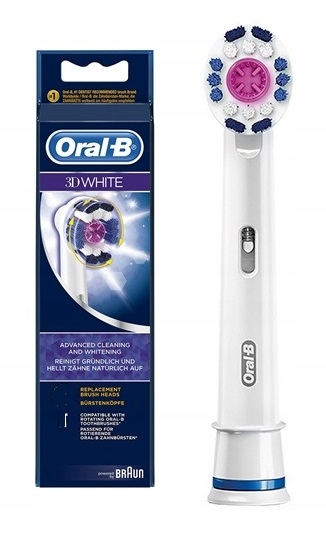 KOŃCÓWKA 3D WHITE DO SZCZOTECZKI BRAUN ORAL-B