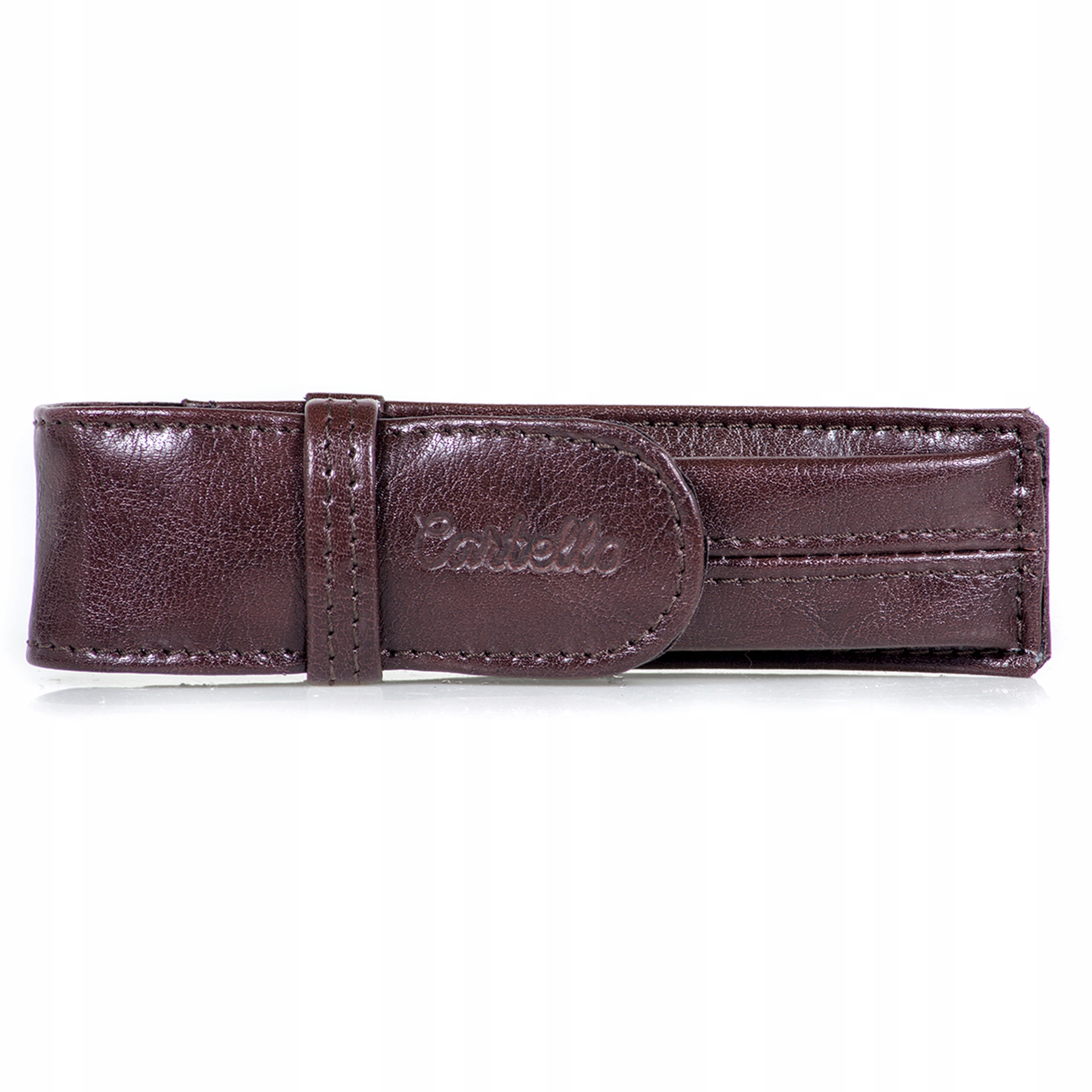 

Skórzany Piórnik brązowy etui Cartello G-460-3