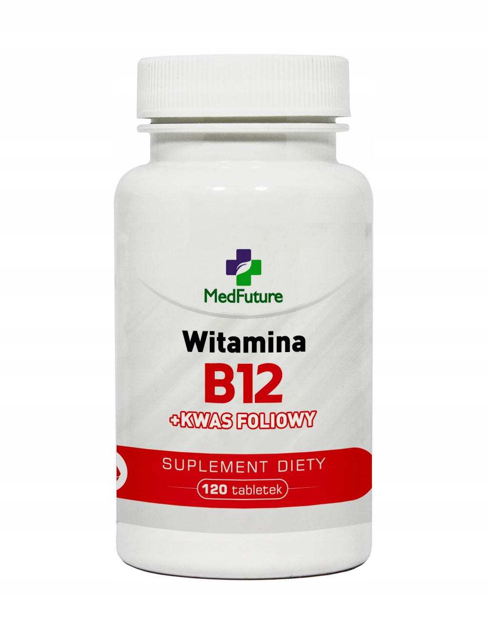 

Witamina B12 1000mcg kwas foliowy 120 tabletek