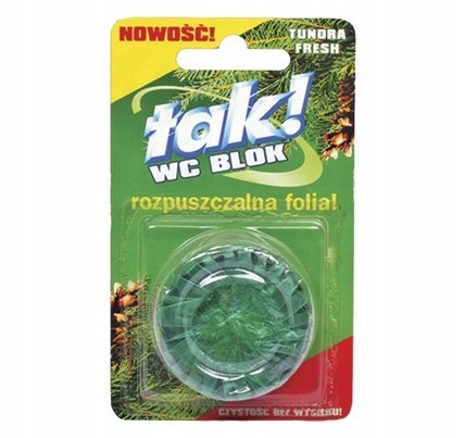 

Krążek Kostka zapachowa odświeżająca Leśna do Wc