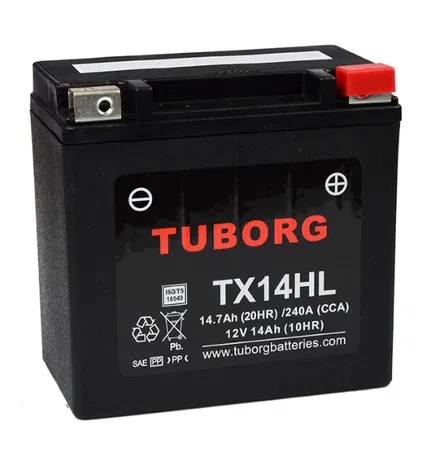 Аккумуляторная батарея Tuborg TX14HL 14AH 240A
