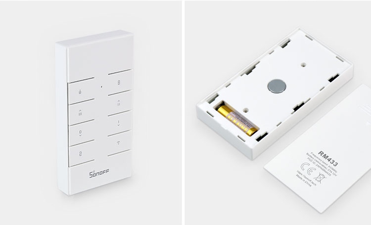 Pilot SONOFF RM433 8 kanałów RF 433MHz bez ramki Marka Sonoff