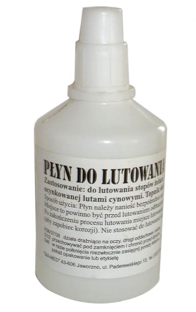 

Kwas Lutowniczy Do Lutowania Ocynku 100ml Topnik