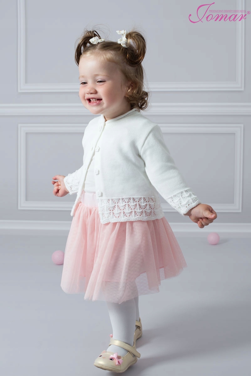 110 SWETEREK ażurowy biały komunia JOMAR Rodzaj sweterek