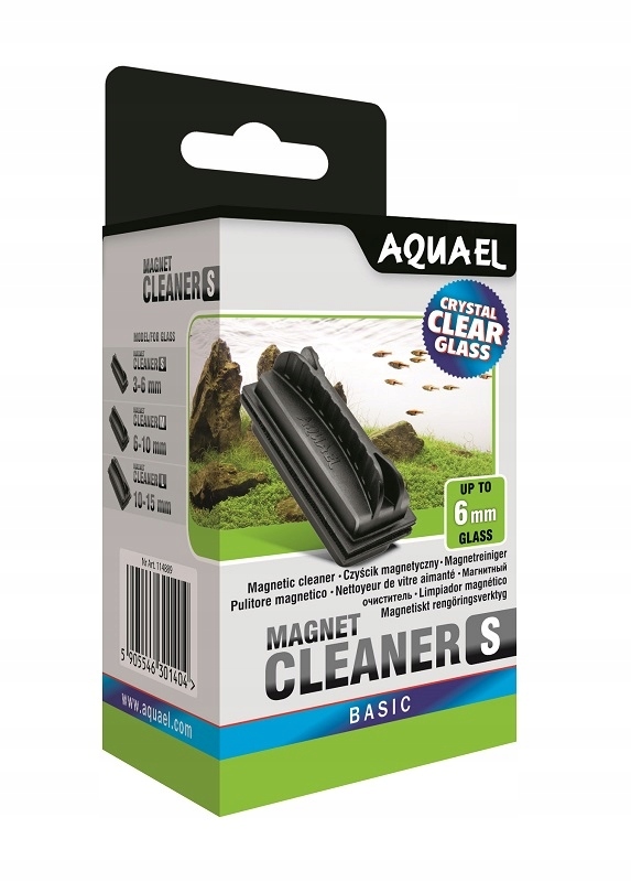 

Aquael Czyścik Magnetyczny S Szyb Akwarium 3-6MM