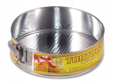 

Tortownica blacha Ø 220 mm Dno fakturowane