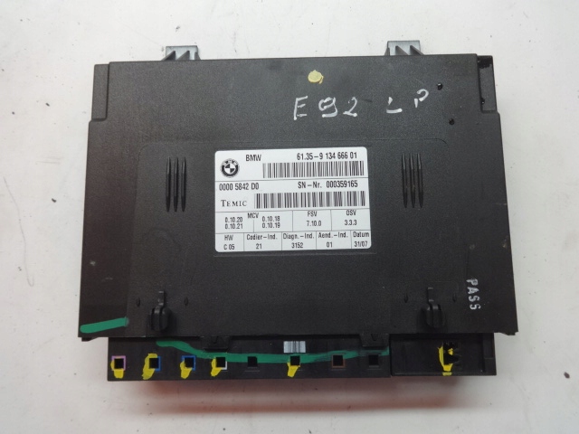 BMW 3 E92 E93 модуль сидіння передній лівий 9134666