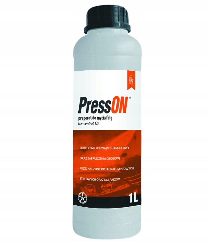 PROFESJONALNY PŁYN DO MYCIA FELG KONCENTRAT 1:5 1L