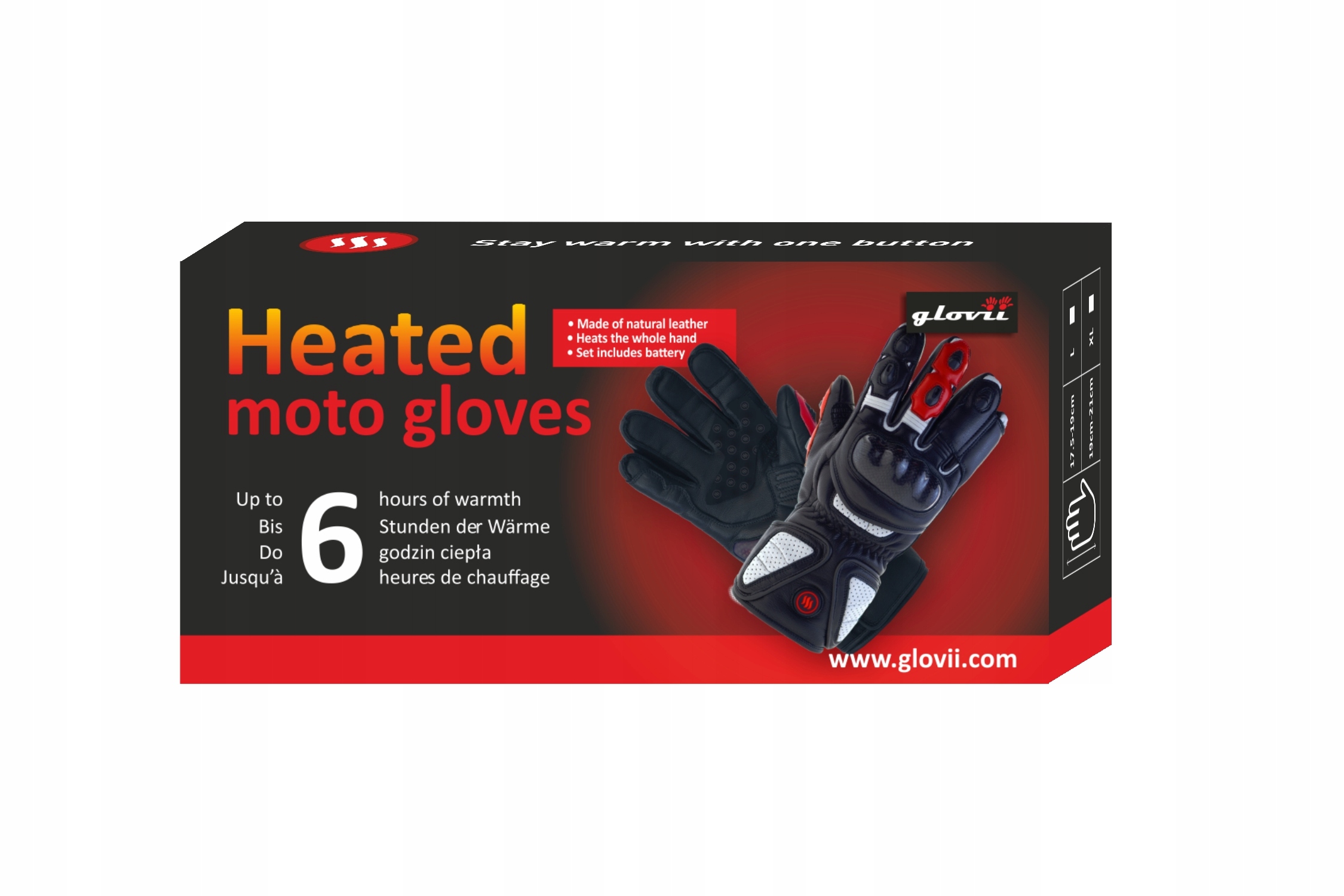 GLOVII С ПОДОГРЕВОМ МОТОЦИКЛЕТНЫЕ ПЕРЧАТКИ С ПИТАНИЕМ ОТ ЛЕТУЧЕЙ МЫШИ