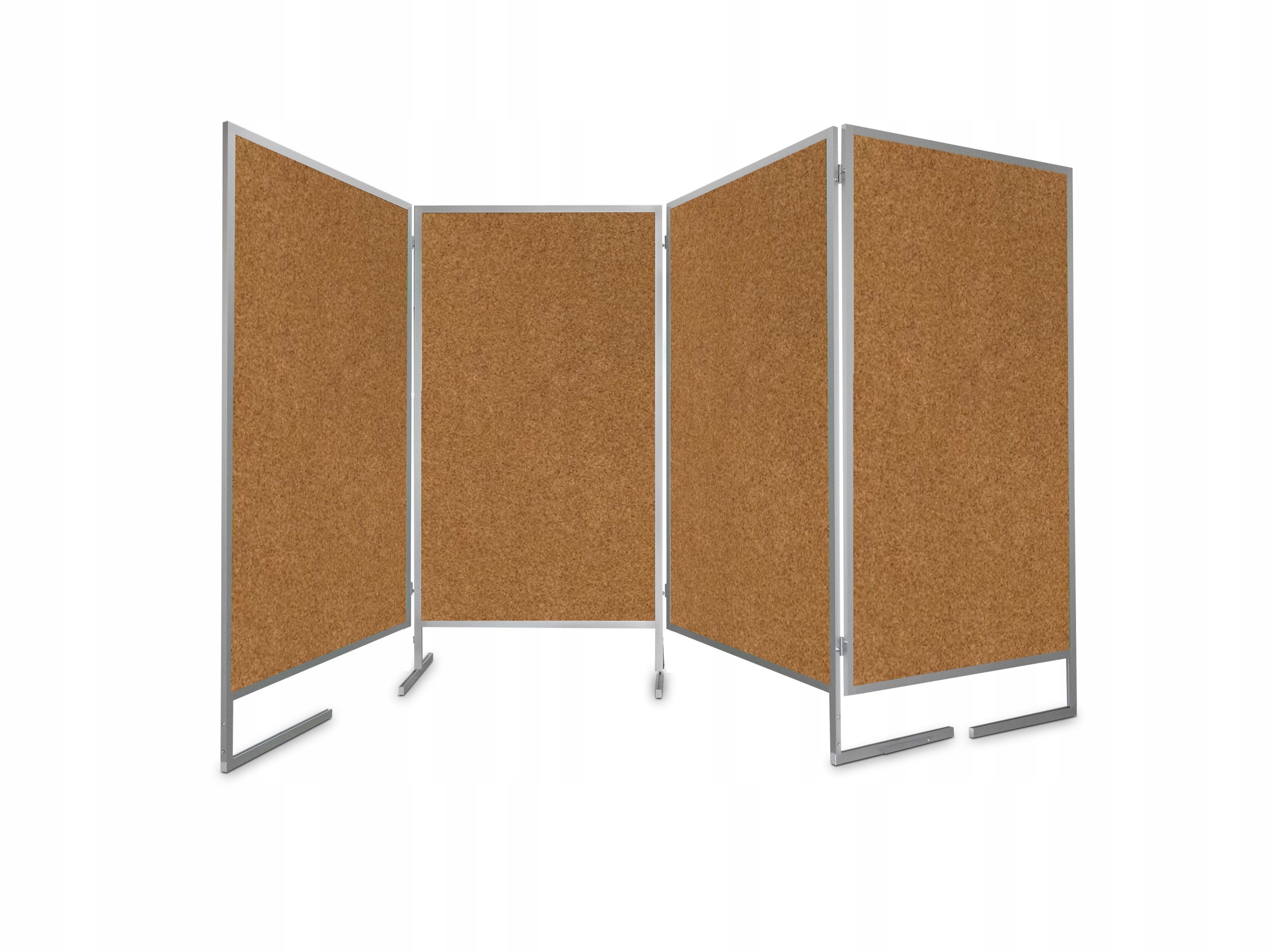 Parawan czteromodułowy korkowy 4x100x170x190