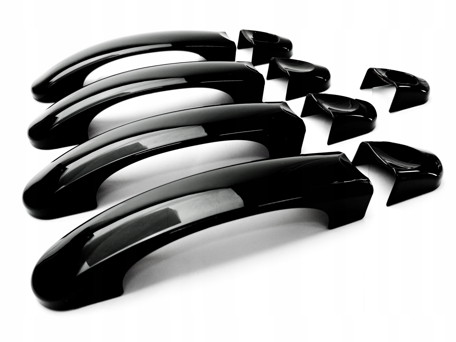 CZARNE NAKŁADKI na KLAMKI VW T5 T6 Transporter