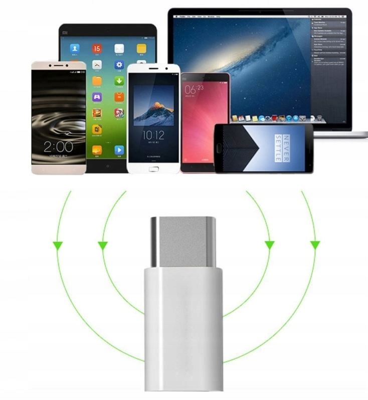 ADAPTOR MICRO USB LA USB-C 3.1 ADAPTOR TIP C Culoare albă