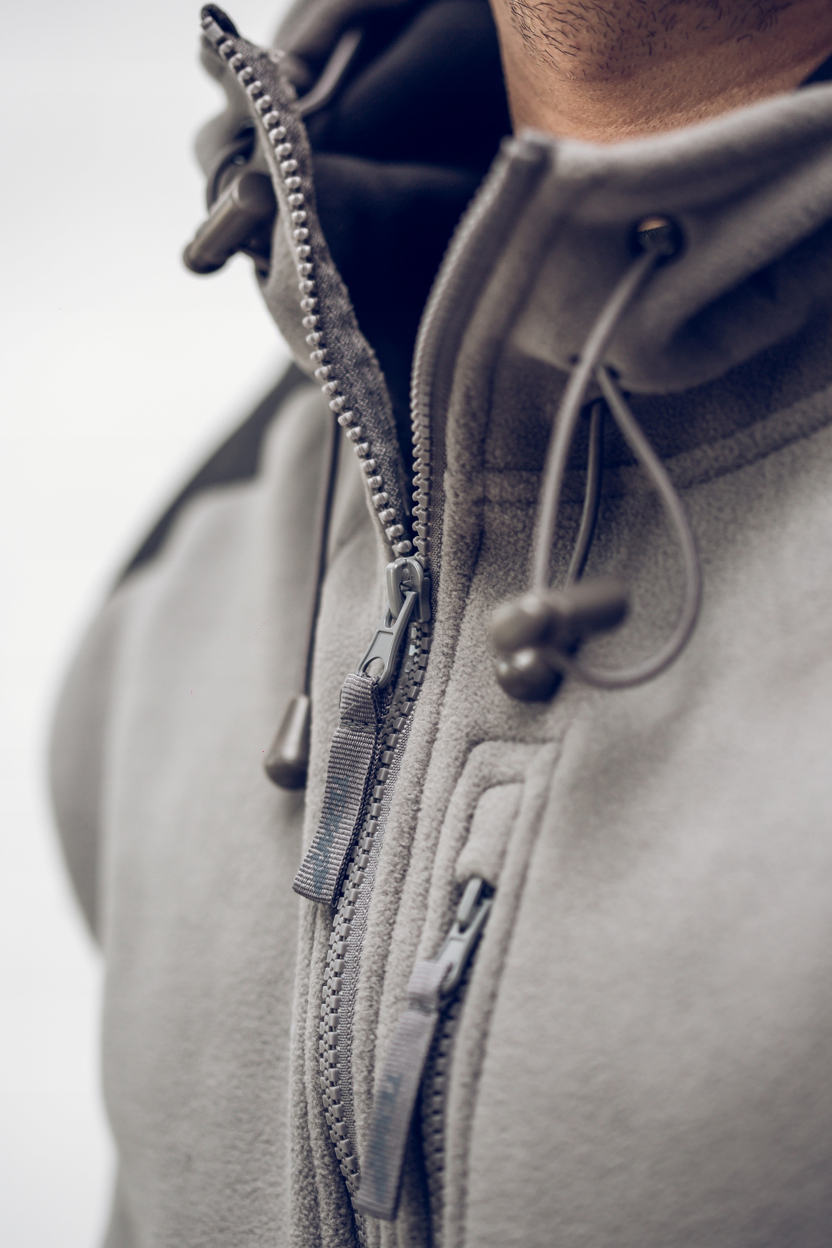 Bluza Polarowa TEXAR HUSKY Grey M Rodzaj rozpinane z kapturem