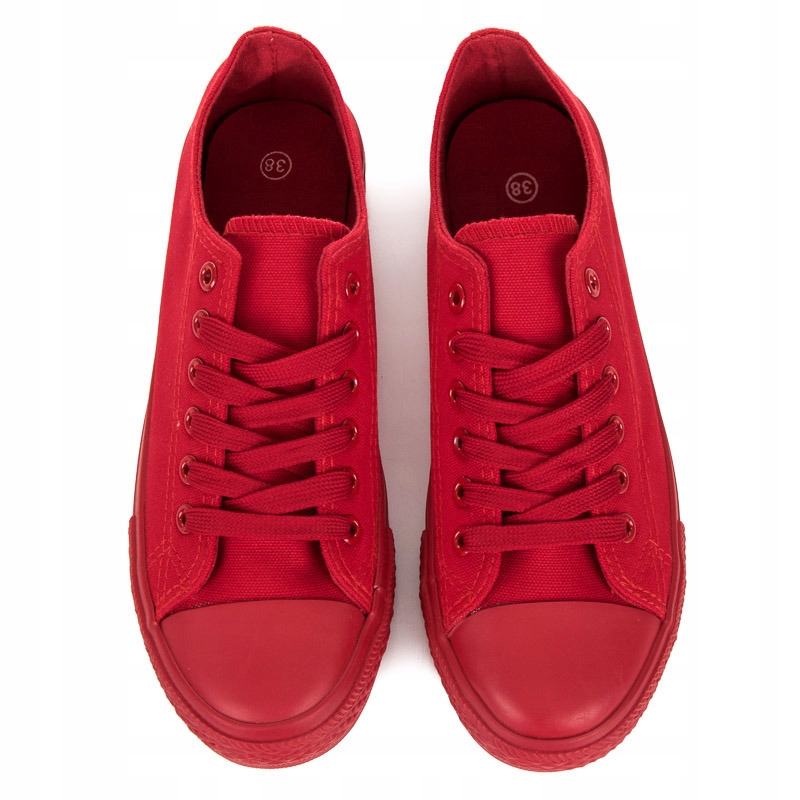 CZERWONE TRAMPKI TENISÓWKI ALL RED R.36 Kod producenta XL03 ALL RED