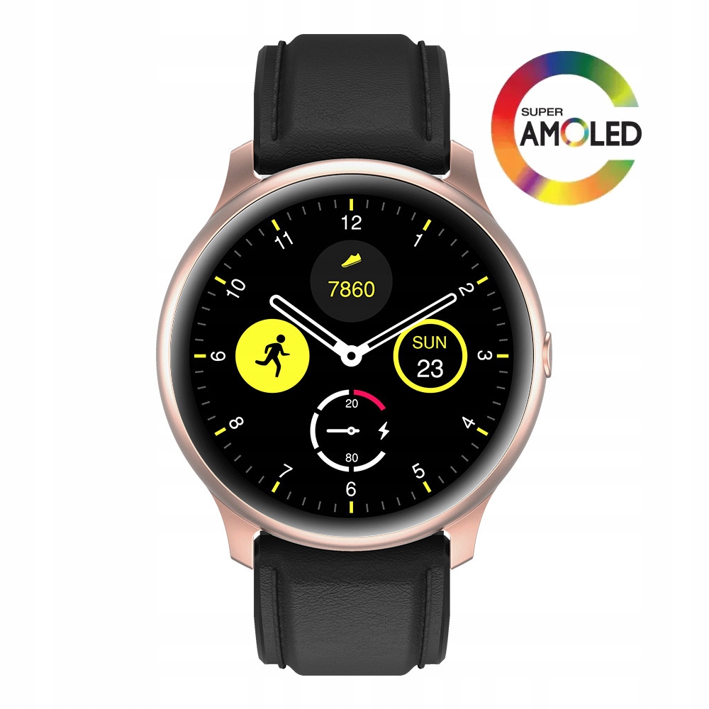 

Smartwatch Męski Gino Rossi Sms Tel Kompas R.gold