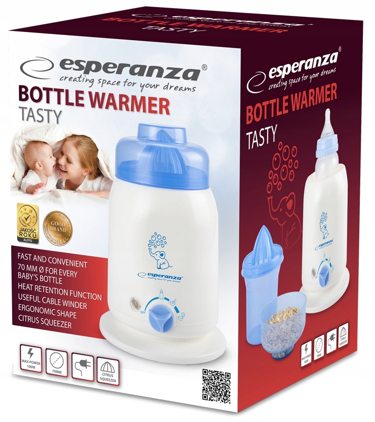 PODGRZEWACZ BUTELEK MLEKA ZUPEK POKARMU dla DZIECI Marka Esperanza