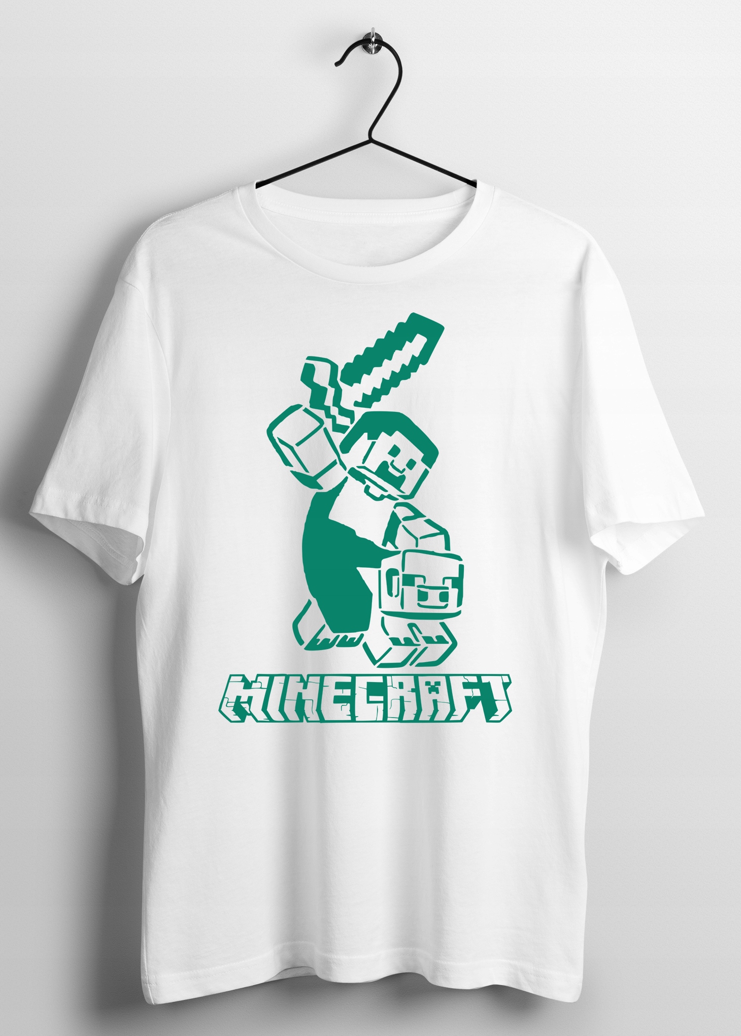 

Koszulka Minecraft dziecięca biała roz. 122