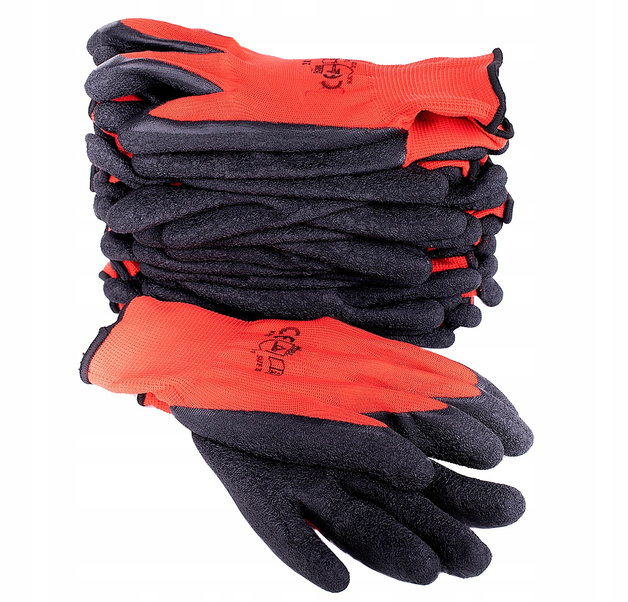 RĘKAWICZKI RĘKAWICE ROBOCZE LATEX r 10 12 par