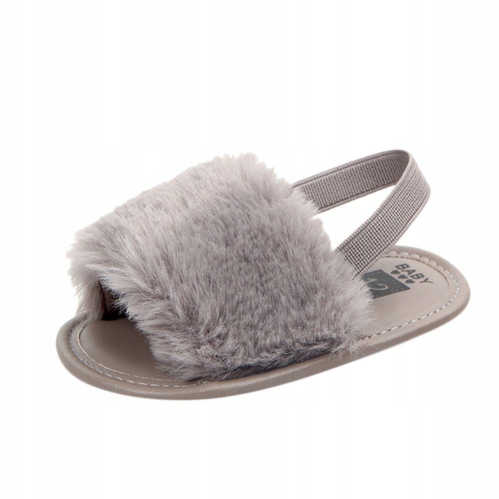 SANDAŁKI FUTRZAKI FUTERKO 2 KOLORY 6-12 MIESIĘCY Marka inna