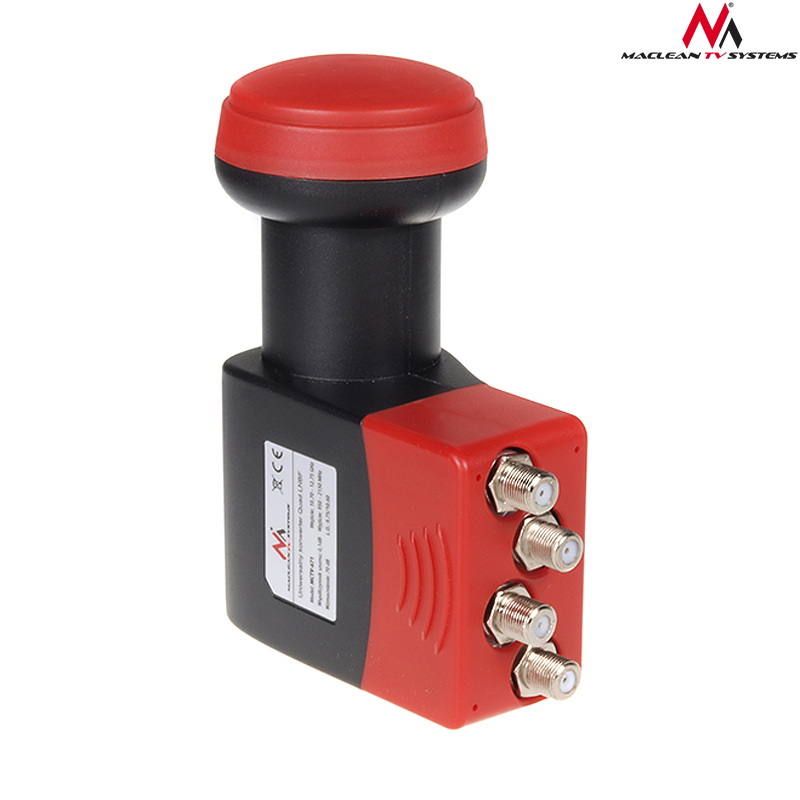 KONWERTER SAT Quad do MULTIROOM POLSAT NC+ ORANGE Maclean MCTV-671 Typ quad (poczwórny)