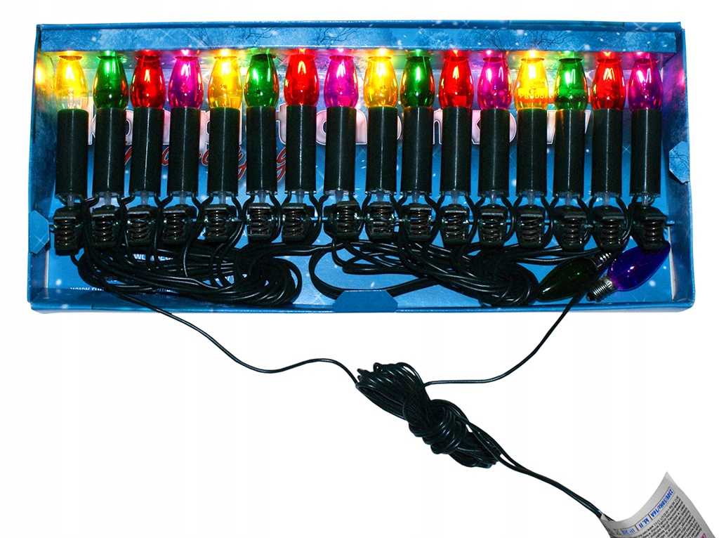 Polské Světýlka Vánoční Osvětlení Na Stromeček Svíčky s klipem