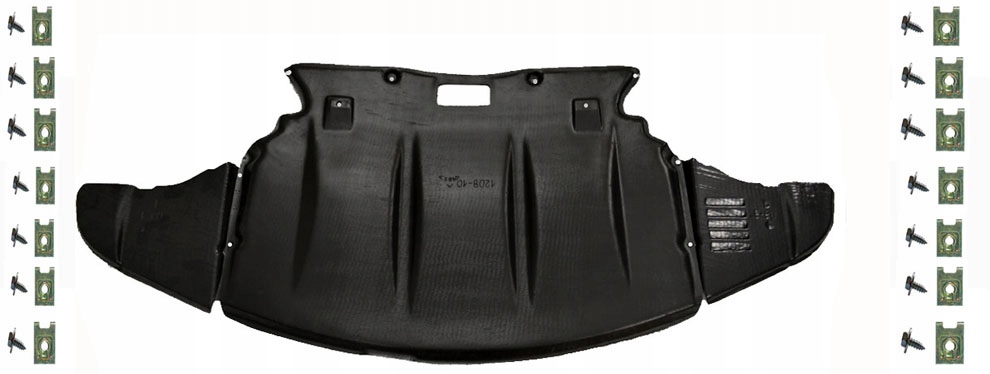 BMW 5 E60/61 osłona dolna silnika kpl Spinki!