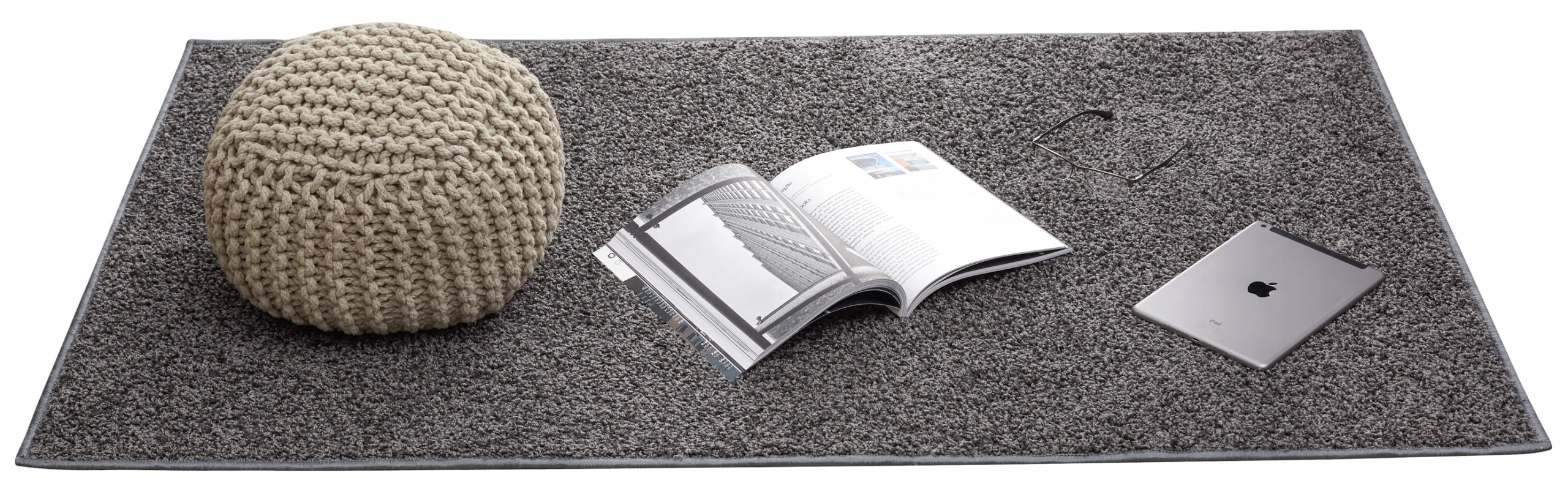 

Dywan Shaggy Popielaty Grafitowy 1,6x2 160x200