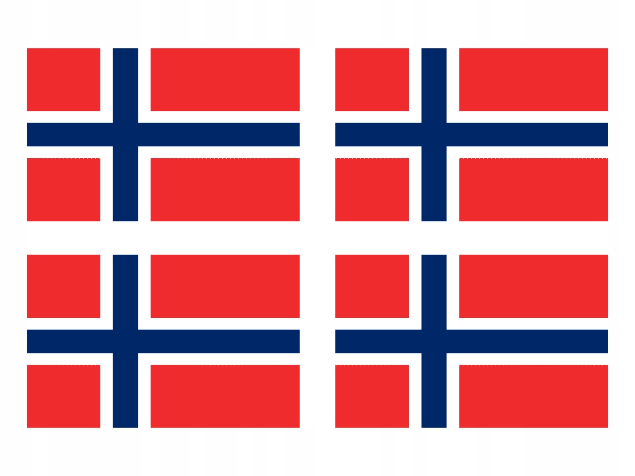 

Naklejki Flaga Norwegia na auto moto rower 4szt