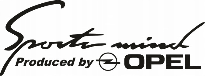 

Sport Mind Opel 2 naklejki 40 x 15 cm
