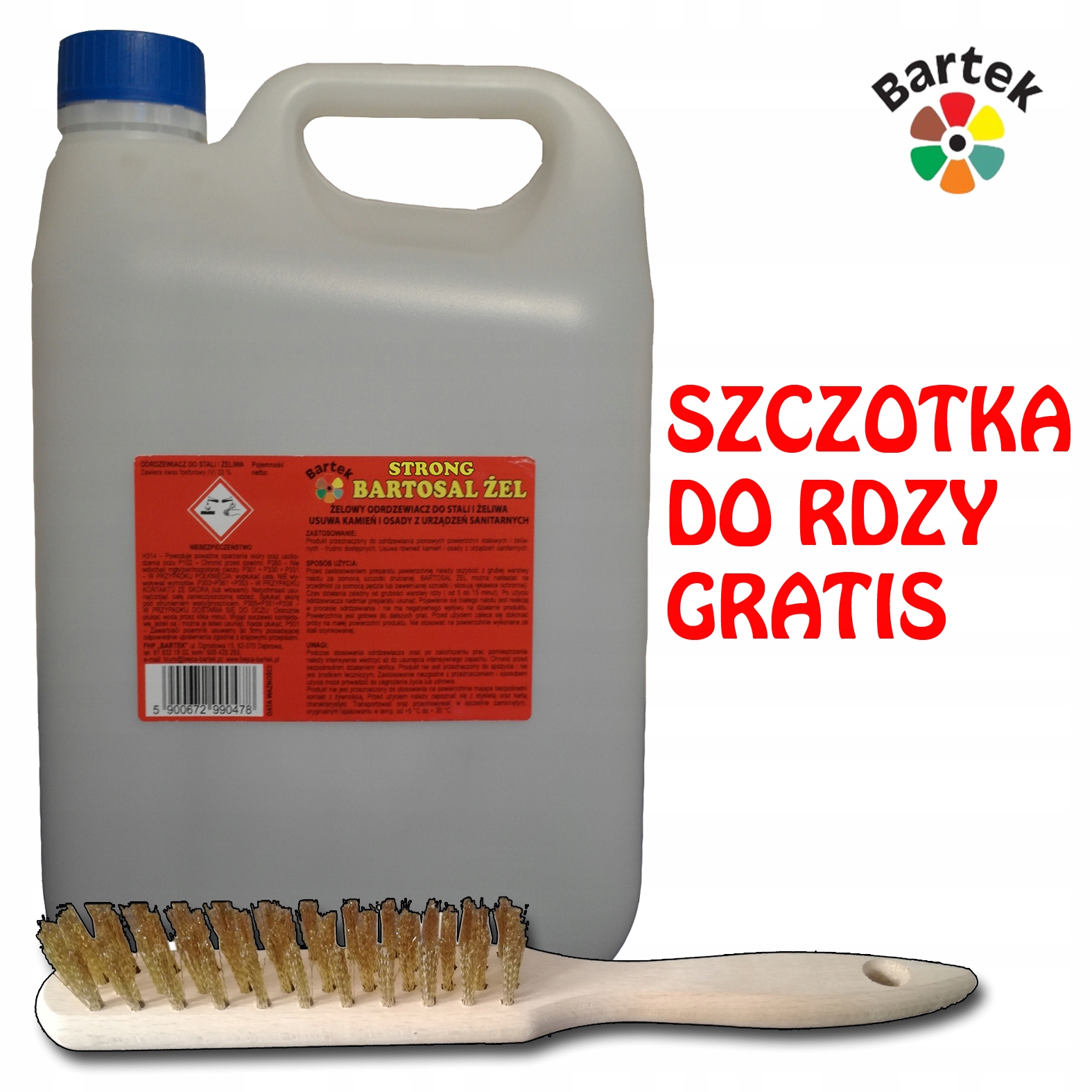 ODRDZEWIACZ BARTOSAL STRONG W ZELU 5L BARDZO MOCNY